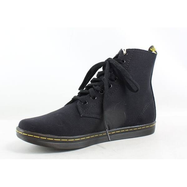 Shop Dr Martens Mens Tobias M Black Canvas Ankle Boots Size 8