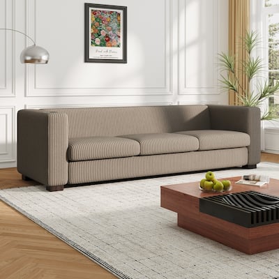 Christopher Knight Home- Dillan Polyester 80-Inch 3 Seater Sofa