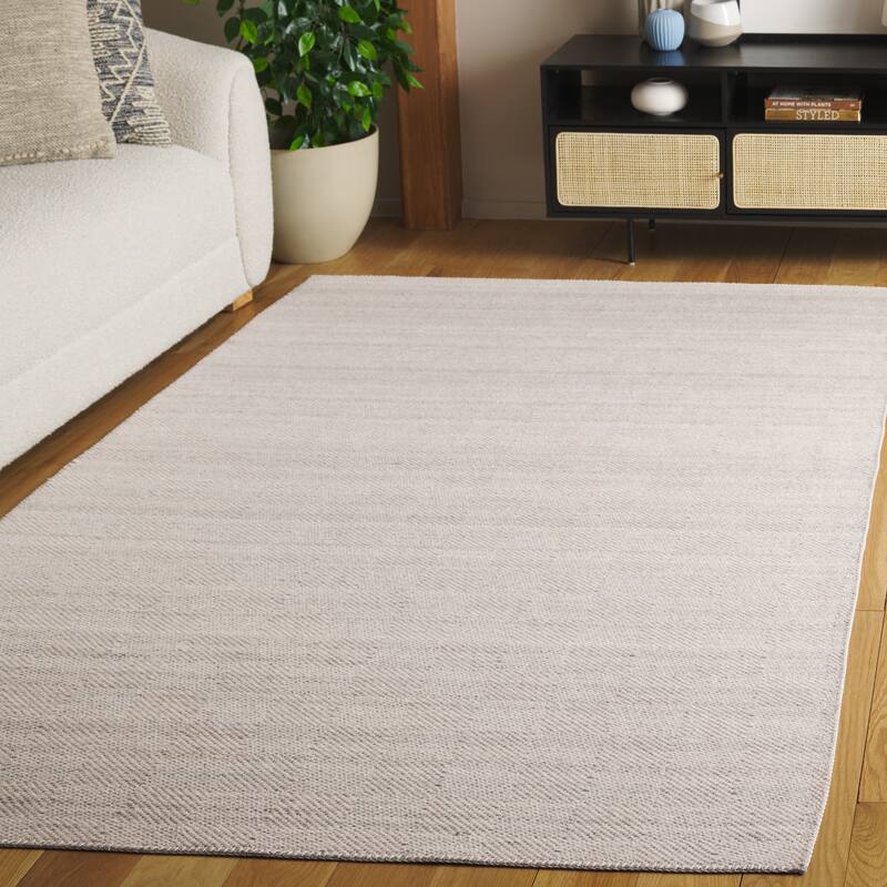 SAFAVIEH Cabo Beppie Flatweave Boho Rug - 9' x 12' - Grey
