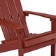 preview thumbnail 83 of 126, All-weather Poly Resin Wood Outdoor Adirondack Chair (Set of 4)