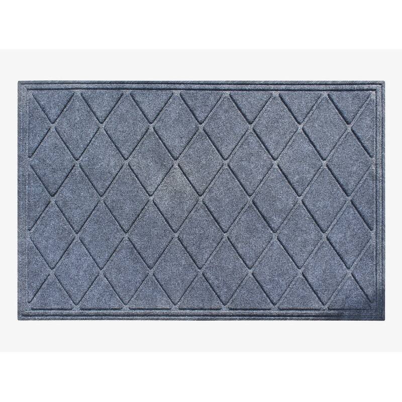 A1HC Water retainer Indoor/Outdoor Doormat, 24" x 36" - Dark Grey