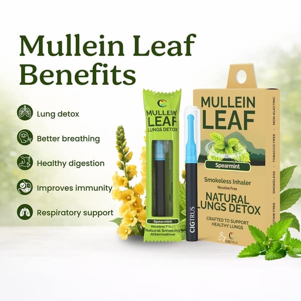 best mullein vape Cigtrus Leaf Smokeless Inhaler 3 Pack - On Sale - Bed Bath & Beyond Flavor:Spearmint IVG 70/30 100ml Shortfill E-Liquid How To Turn Off