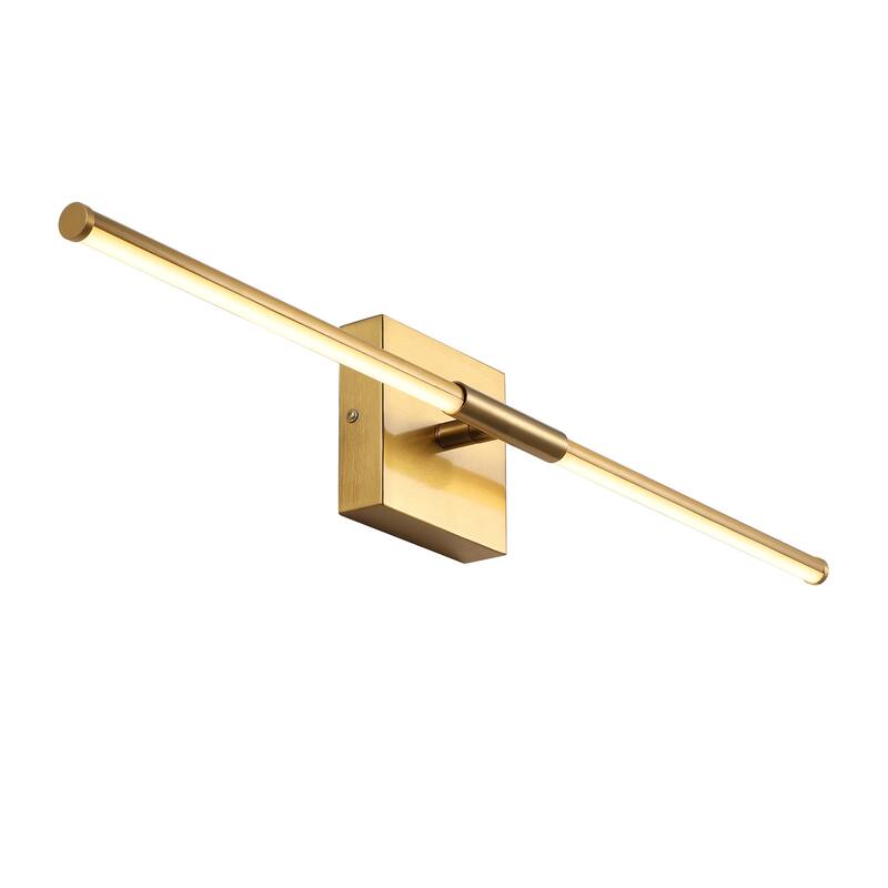28" Dimmable Integrated LED Metal Wall Sconce, by JONATHAN Y