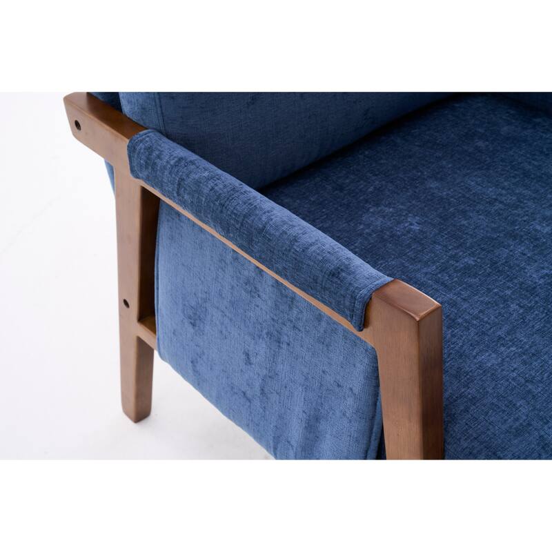 Mid-Century Modern Accent Chairs ,Modern Accent Chair,Chair with Soft Waist Cushion,Ergonomic Lounge Chairs