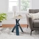 preview thumbnail 9 of 15, Linon Earle Grey Side Table Blue