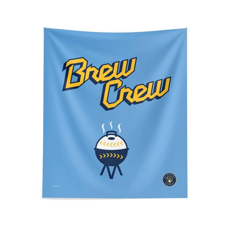 MLB City Connect Printed Wall Hanging - 34" x 40" - Milwaukee Brewers