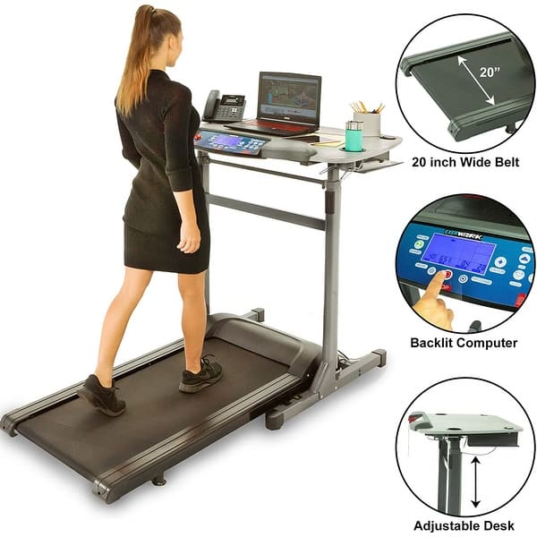 Folding Treadmill With 20 Inch Wide Belt 