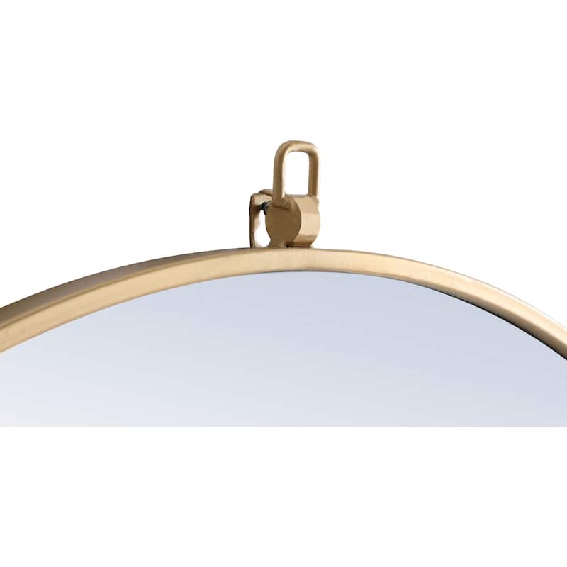 Elegant Lighting Eternity 24" Diameter Circular Metal Framed Wall