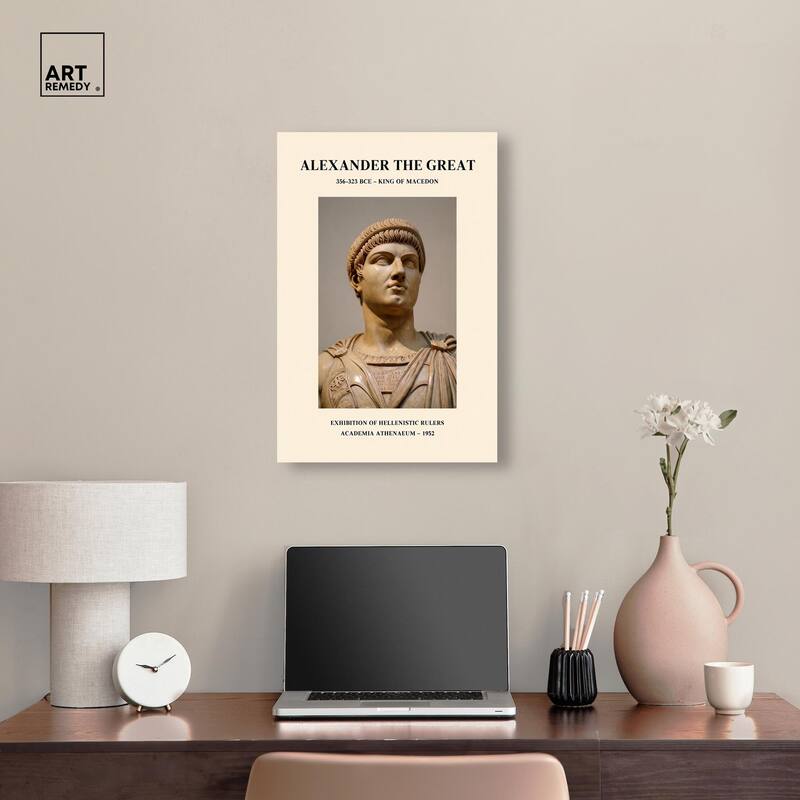 Alexander the Great Canvas by Art Remedy, Gallery Wrapped