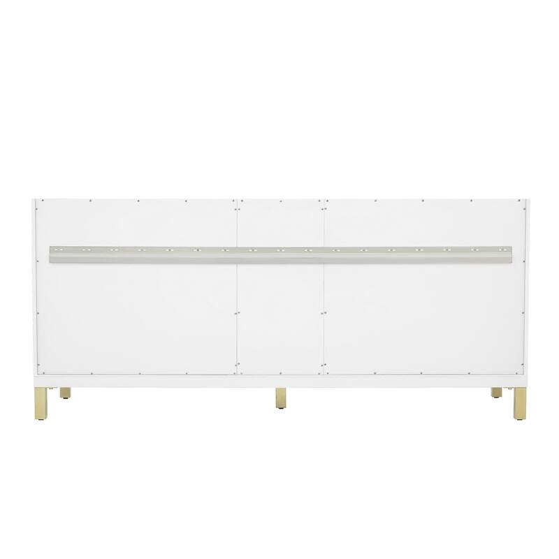 James Martin Vanities 503-V72-3LDL Chicago 72" Free Standing Double