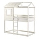 preview thumbnail 12 of 15, Deer Blind House Bunk Bed Twin Over Twin Bunk Bed for Kids, Bunk Beds, Playhouse Twin Bunk Bed, Wooden Bunk Beds for Kids