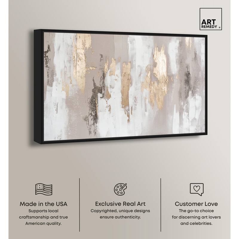Gilded Brilliance I Canvas by Art Remedy