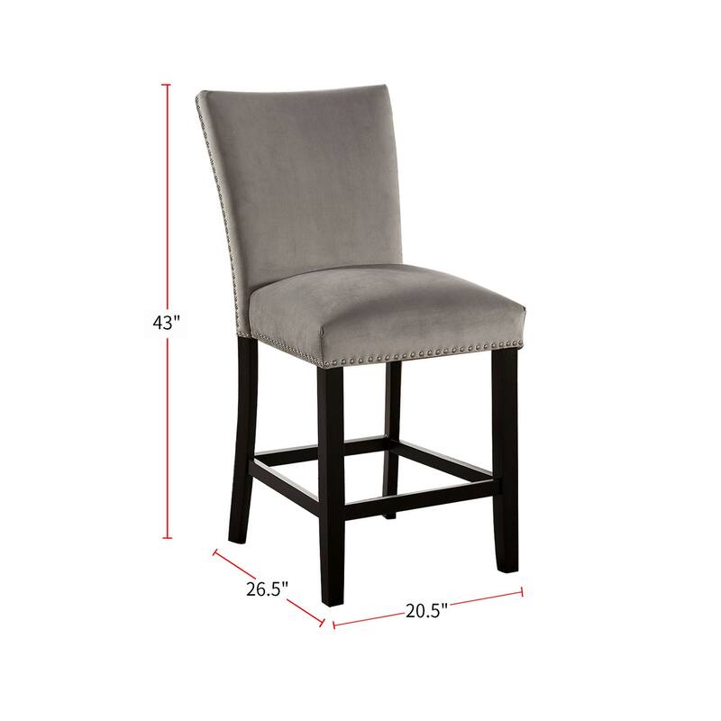 7 Piece Dining Table Set in White And Black