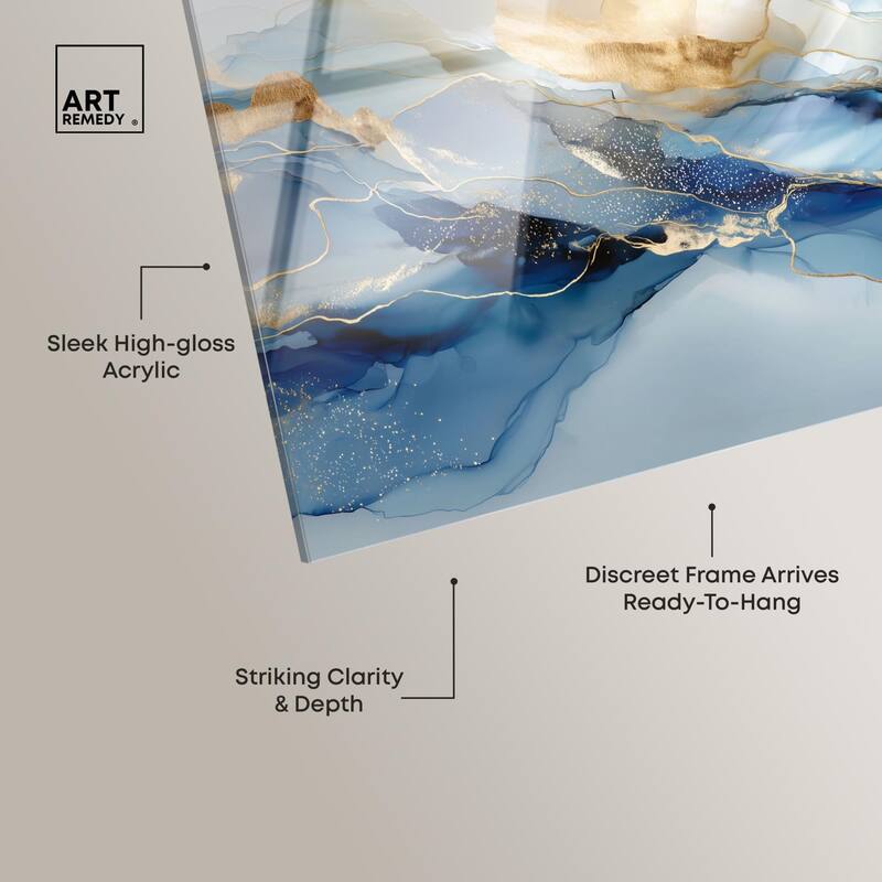 Postmodern Flow I Acrylic by Art Remedy, Ready to Hang