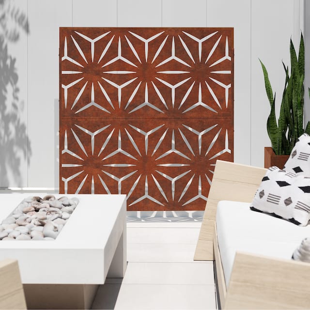 Veradek Corten Steel Screen Panel