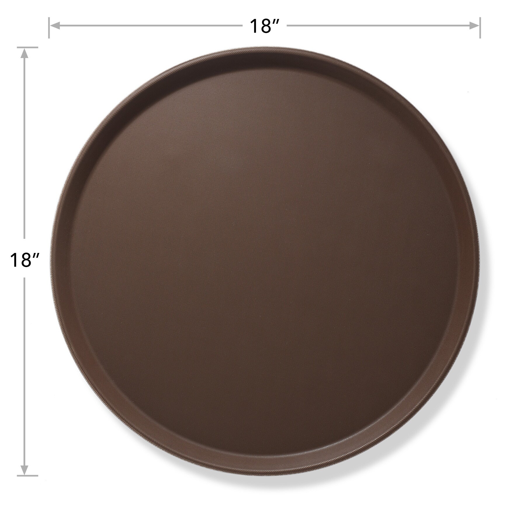 Round store food tray