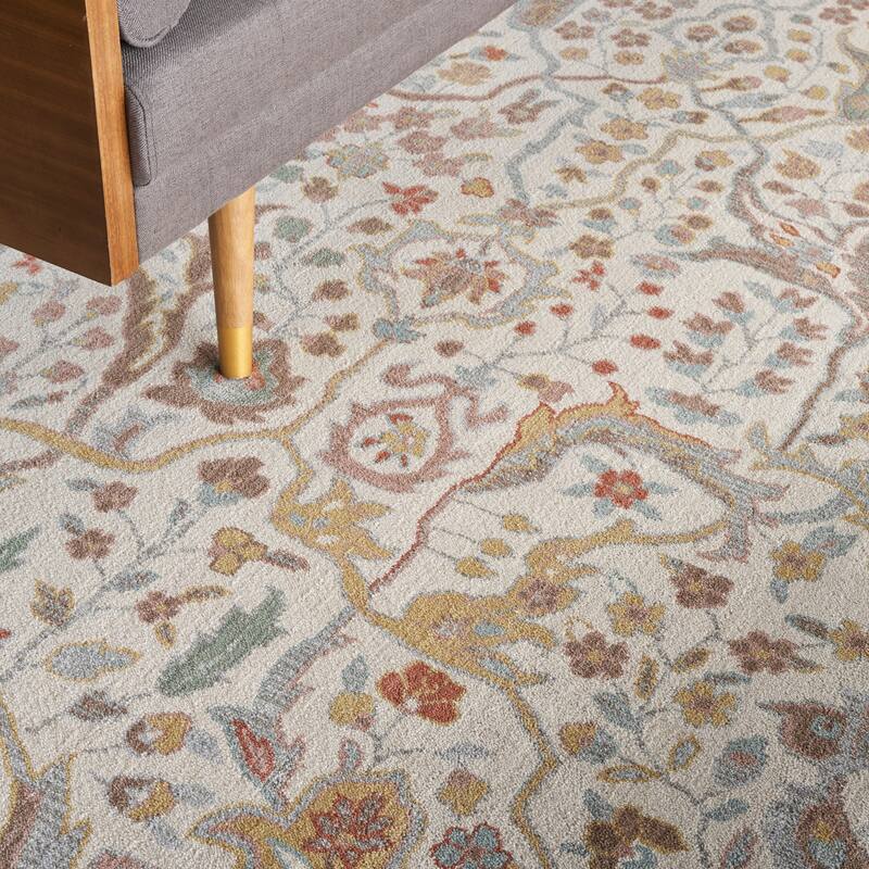 Nourison Parisa Traditional Persian Floral Area Rug