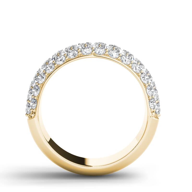 De Couer IGI Certified 14k Yellow Gold 2ct TDW Diamond Wedding Band