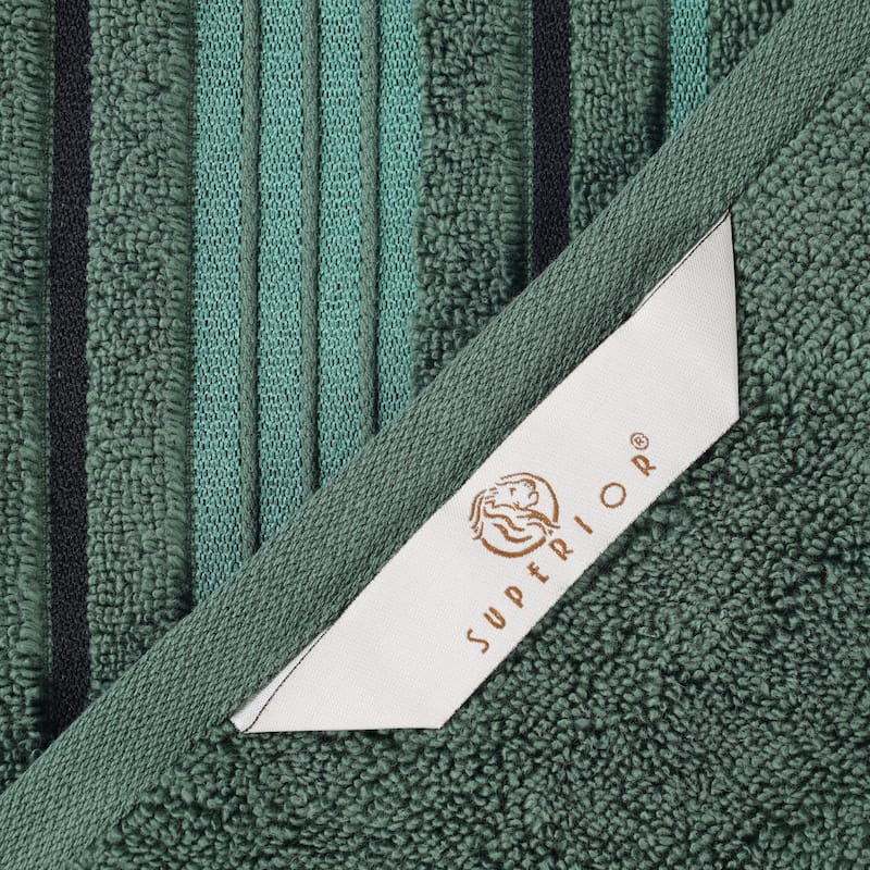Superior Sadie Zero Twist Cotton Solid Hand Towel, Set of 6