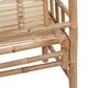 preview thumbnail 5 of 9, vidaXL Patio Bench with Cushion 47.2" Bamboo