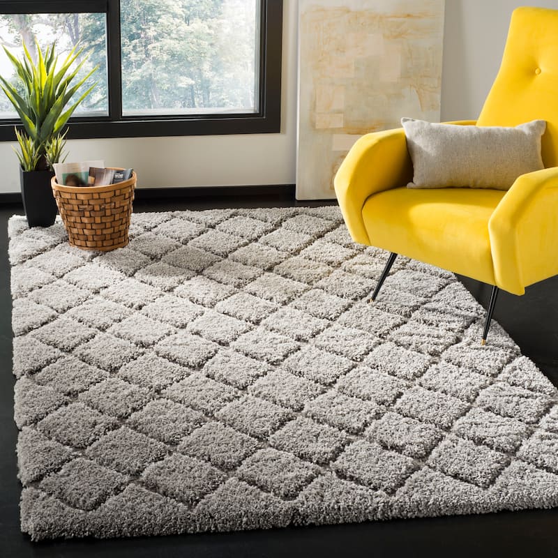 SAFAVIEH Adriana Apollonia Daisie Trellis 2-inch Thick Rug