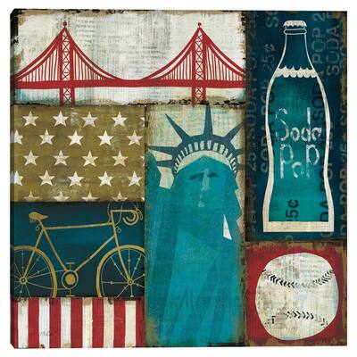 American Pop I by Michael Mullan Canvas Art Print