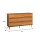 preview thumbnail 14 of 18, Walker Edison Mid-Century 6-Drawer Solid Wood Dresser