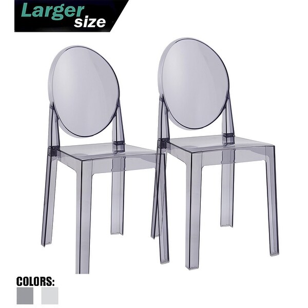 Clear acrylic sales chair with arms