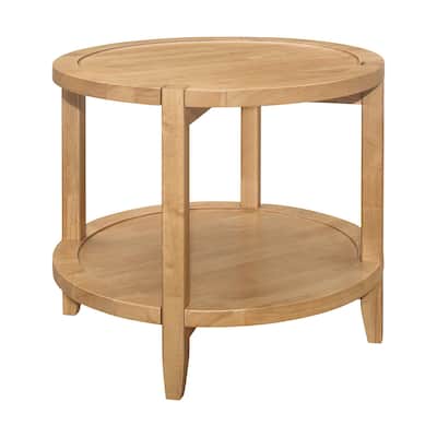 Isbell Maple End Table with Shelf