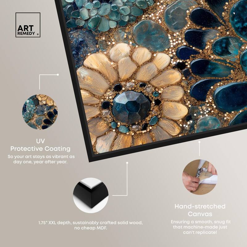 Opulent Geode III Canvas by Art Remedy