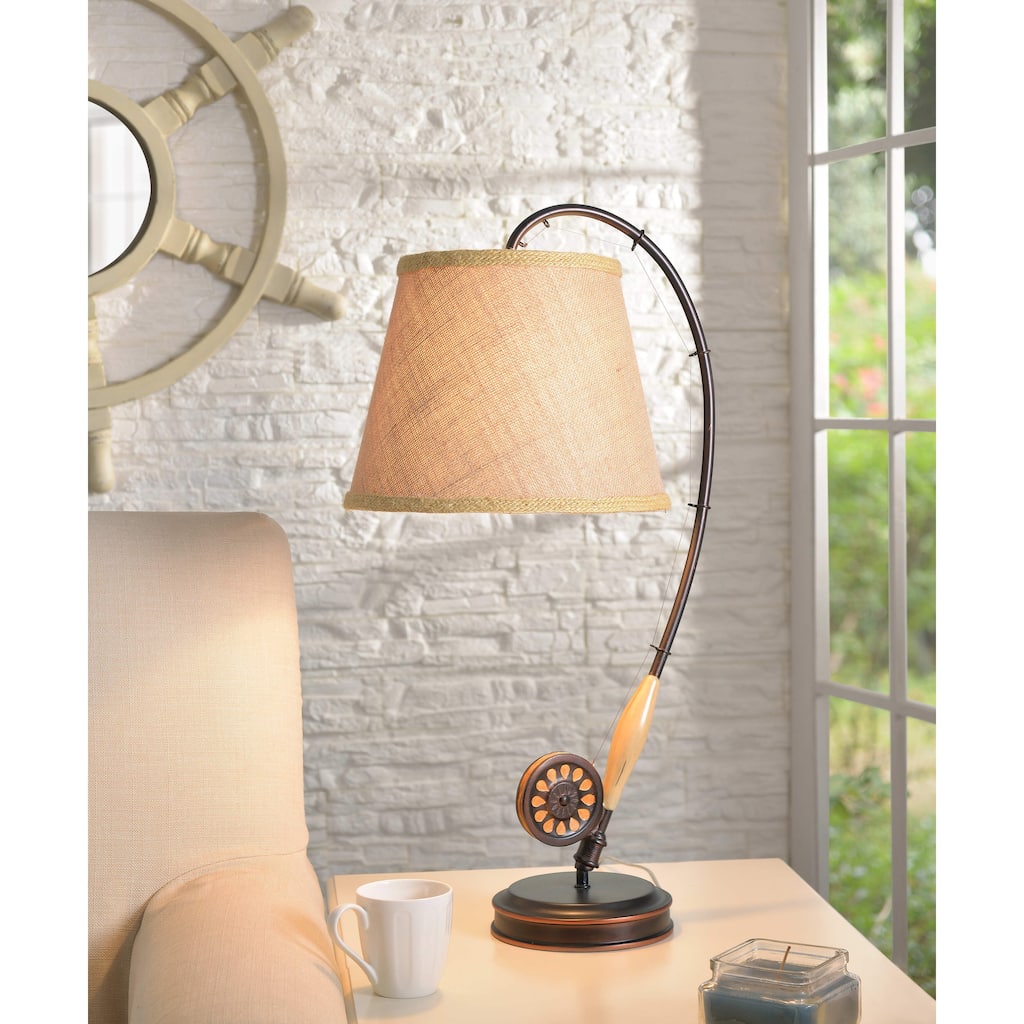 Kenroy Home Fly Rod Table Lamp - Oil Rubbed Bronze