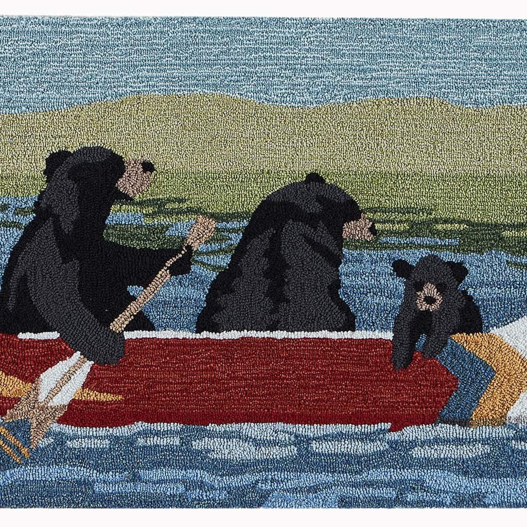 Liora Manne Frontporch Are We Bear Yet Indoor/Outdoor Rug