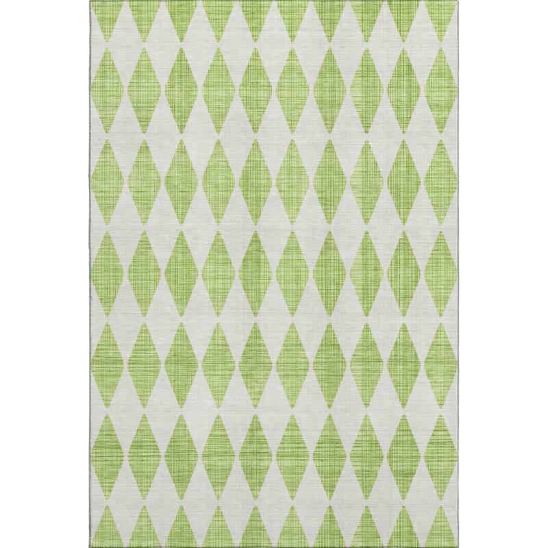 Premium Washable Super Soft Modern Diamond Mayfield Rug