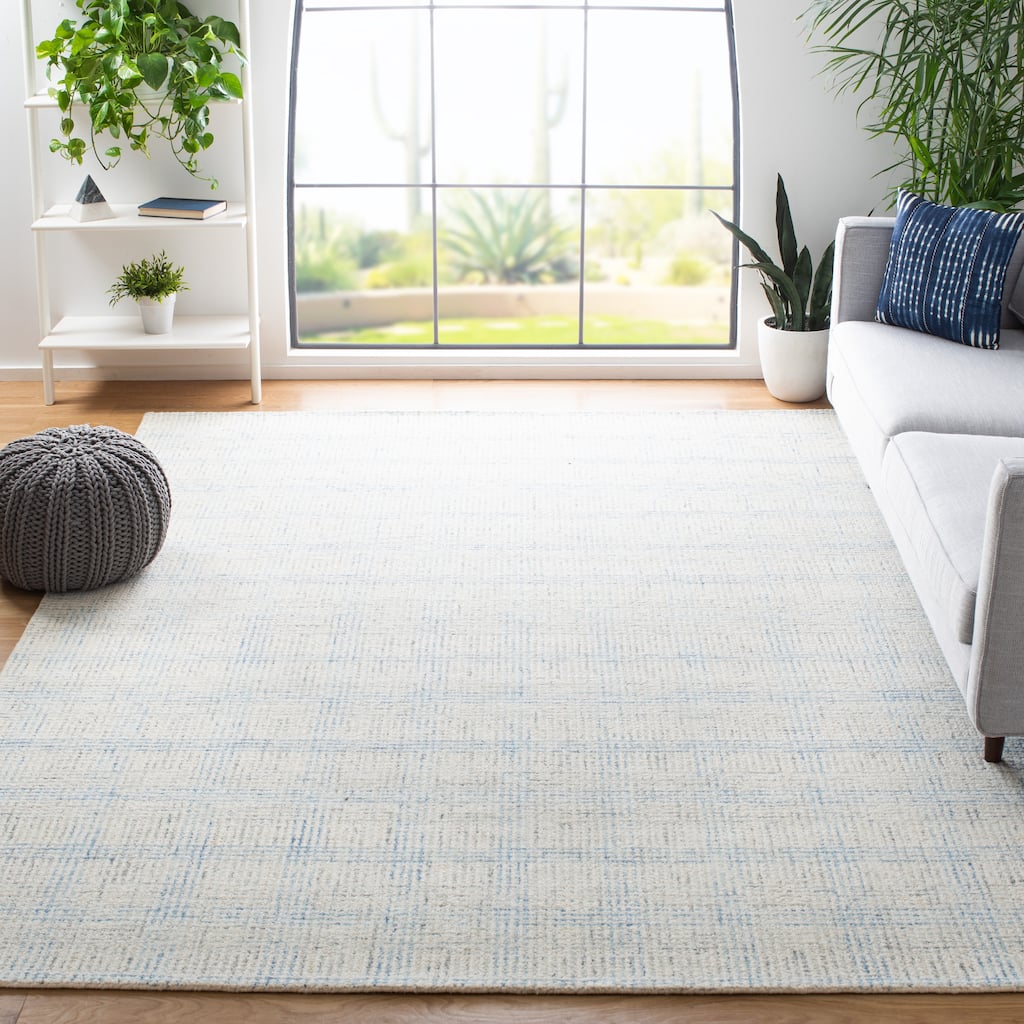 SAFAVIEH Handmade Abstract Valja Modern Wool Rug
