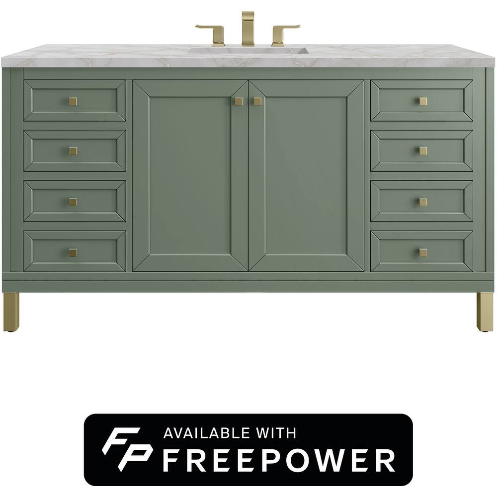 James Martin Vanities 503-V60S-FVSL Chicago 60" Free Standing Single