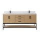 preview thumbnail 110 of 147, Altair Wildy Bathroom Vanity with White Composite Stone Top without Mirror