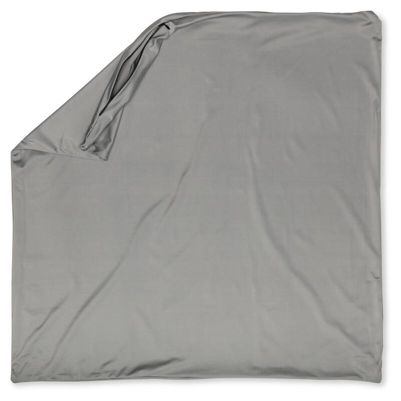 Throw Pillow Cozy Soft Microbead Dark Grey: 1 Pc - ~ Cover 22 x 22