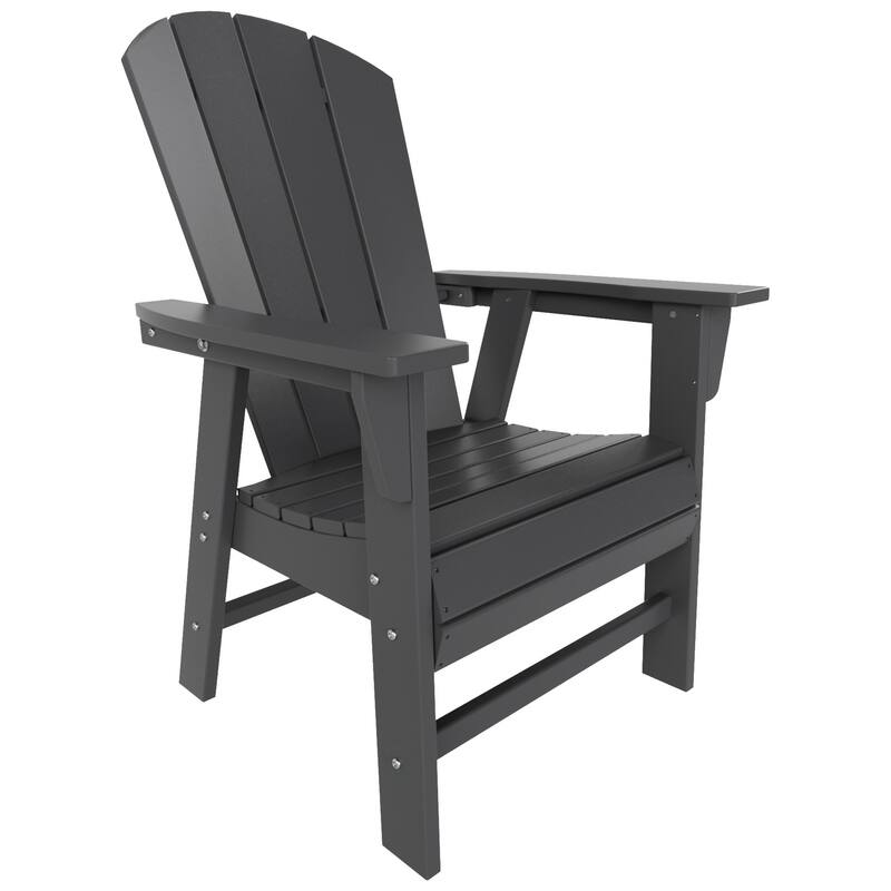 Polytrends Laguna Casual Upright Adirondack Chair (Set of 2)