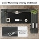 78.7-Inch L-Shaped Executive Desk Computer Desk with File Cabinet - Bed ...