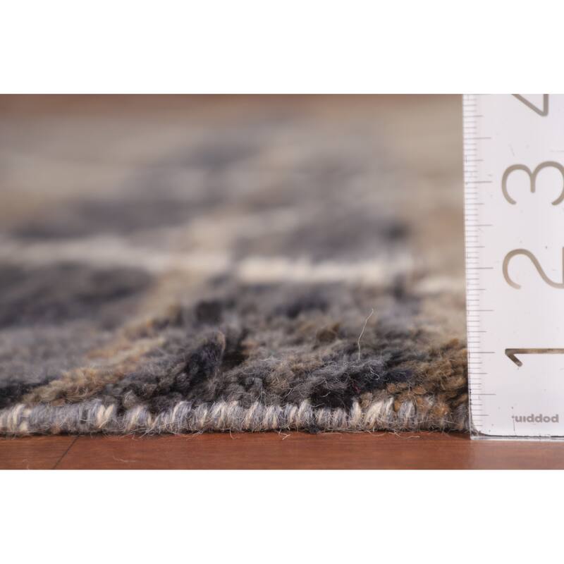 Trellis / Moroccan Oriental Area Rug Hand-Knotted Wool Carpet - 6'0" x 10'2"