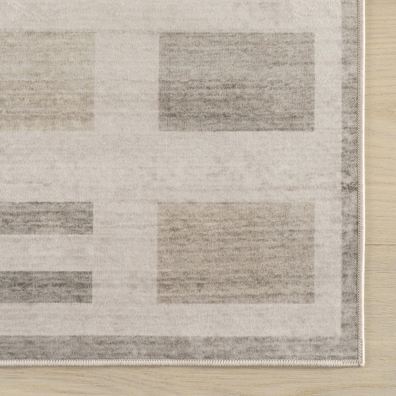 Nuloom Isyra Striped Washable Area Rug