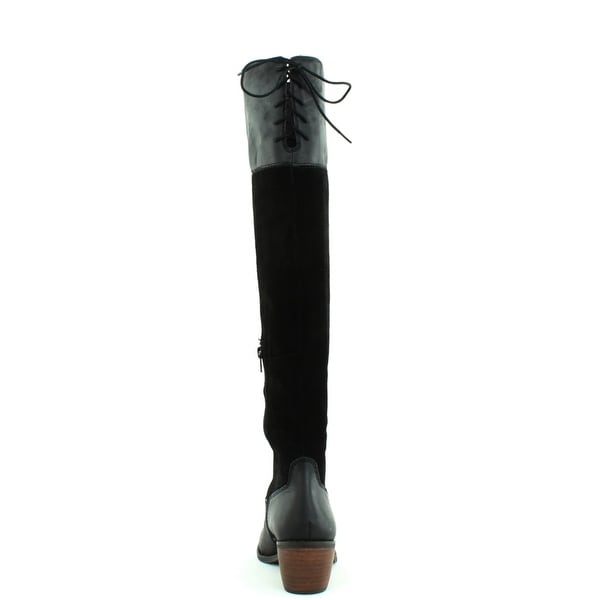 lucky brand tall black boots