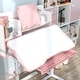 preview thumbnail 17 of 16, Qaba Kids Desk and Chair Set, Height Adjustable Kids School Study Desk and Chair Set with Tilt Desktop, Storage Drawer