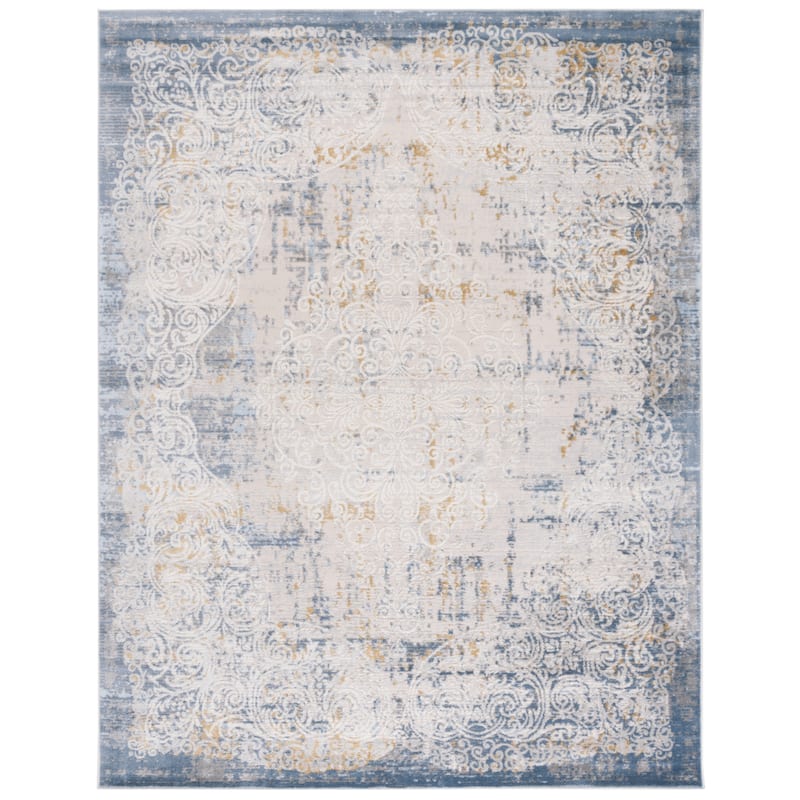 SAFAVIEH Palma Marliis Vintage Oriental Distressed Rug - 10' x 14' - Beige/Blue