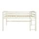 preview thumbnail 17 of 27, Walker Edison Solid Wood Twin Size Low Loft Bed with Ladder