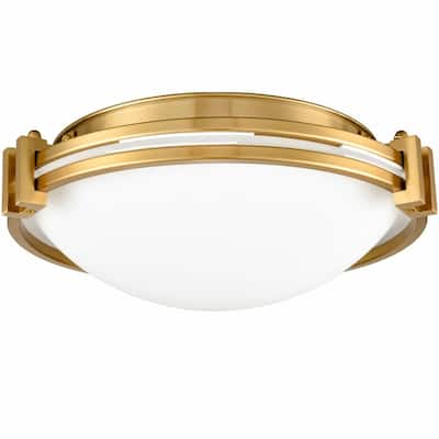 Robben Modern Flush Mount Ceiling Lighting 12-Inches , 2-Lights