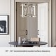 preview thumbnail 6 of 17, Hunter Astwood 18" 4-Light Chandelier, Caged, Kitchen Island, Dining Room, Entry - Transitional, Art-Deco, Contemporary