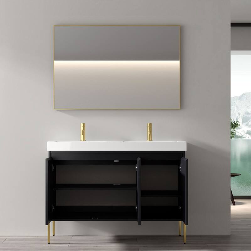 Ripple 48" Bathroom Vanity Kit (Assembly Required)