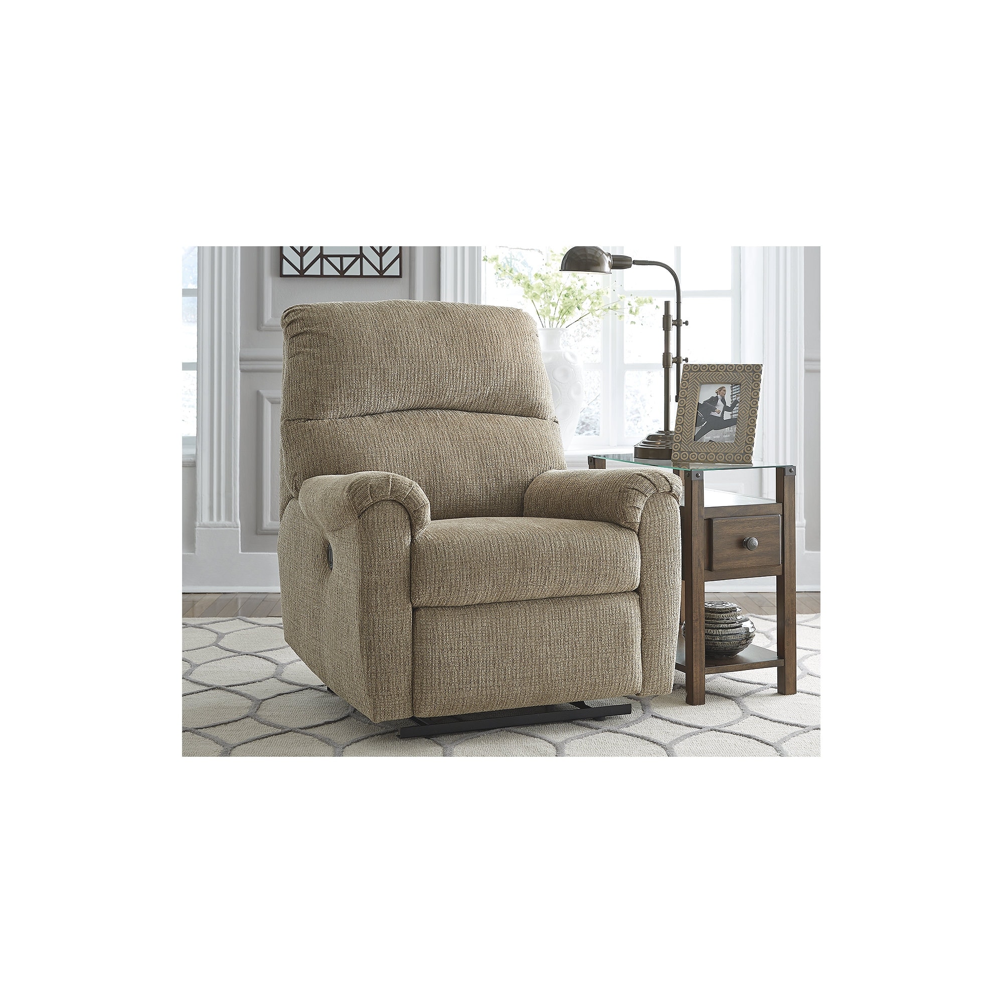 Mcteer mocha outlet power recliner