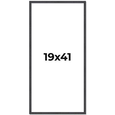 19x41 Frame Brown Solid Wood Picture Frame - Complete Modern Photo